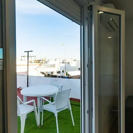 Apartamentos La Cruz Verde Cádiz Room photo